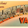 Greetings from Alexandria Vintage Postcard