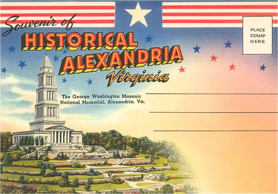 Historical Alexandria Vintage Magnet