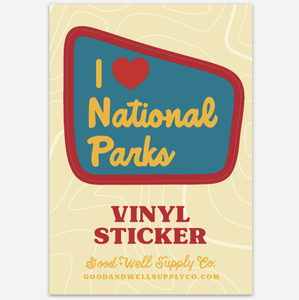 I Heart Parks Sticker
