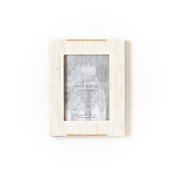 Inlay & Bone Stripe Picture Frame