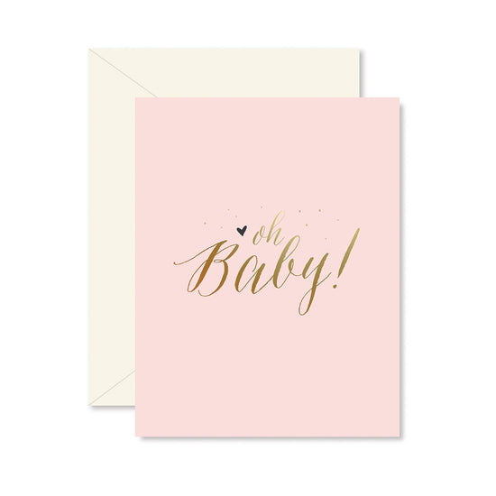 Oh Baby Pink Card