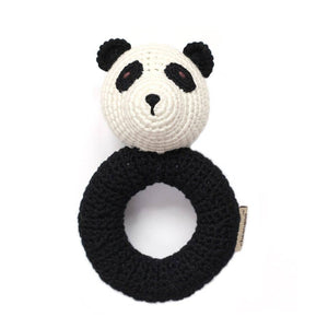 Panda Teething Ring Rattle