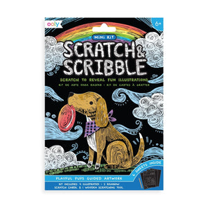 Puppies Scratch & Scribble Art Kit