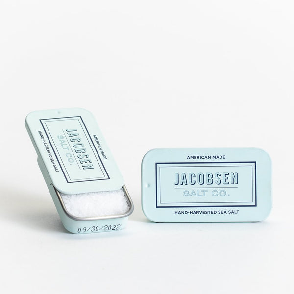 Jacobsen Salt Co. Kosher Sea Salt Slide Tins - Palm and Perkins