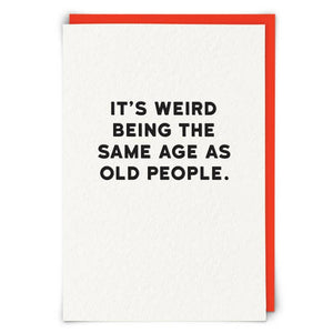 Same Age Birthday Card