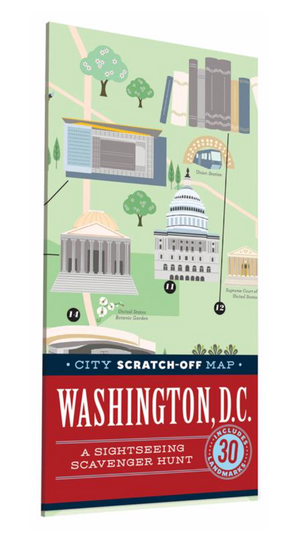 City Scratch Off Map: Washington, DC