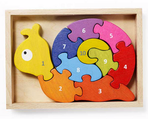 Number Snail Learning Puzzle