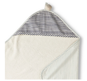Sea Striped Hooded Towel