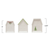 Stoneware Holiday Houses