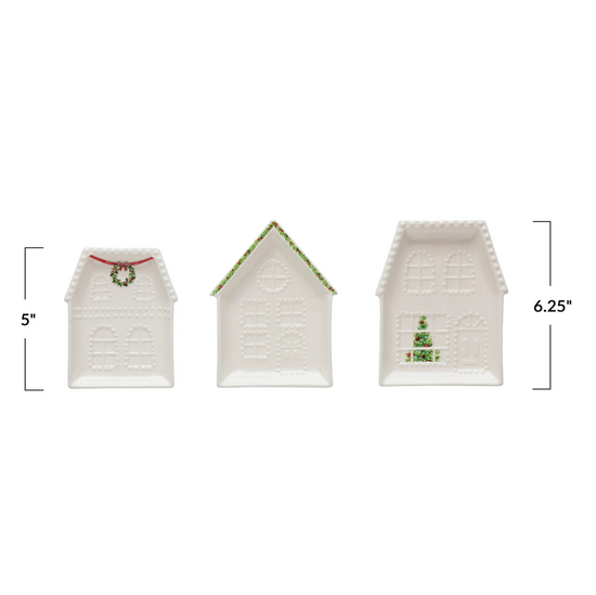 Stoneware Holiday Houses