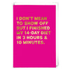 Show Off Diet Card