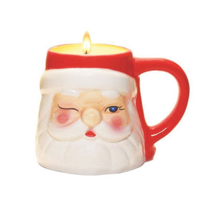 Small Santa Candle Mug