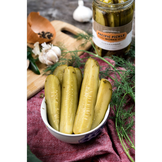 ¡Ay Cukarambas! Spicy Cucumber Pickles