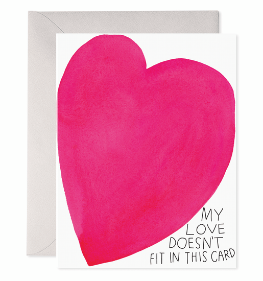 Squeezed Heart Card