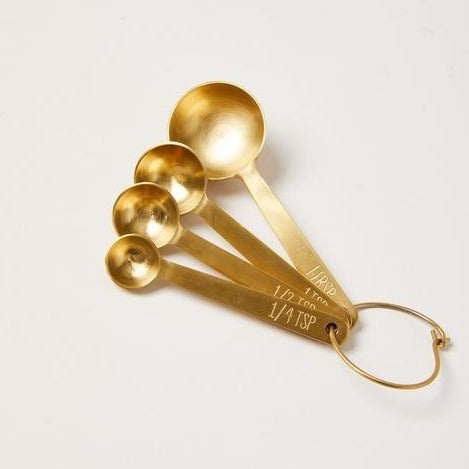 Stowe Measuring Spoons, Gold