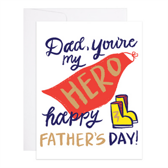 Superhero Father's Day Card