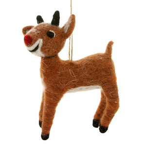 Rudolph Felt Ornament