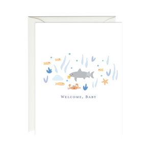 Welcome Baby Shark Card