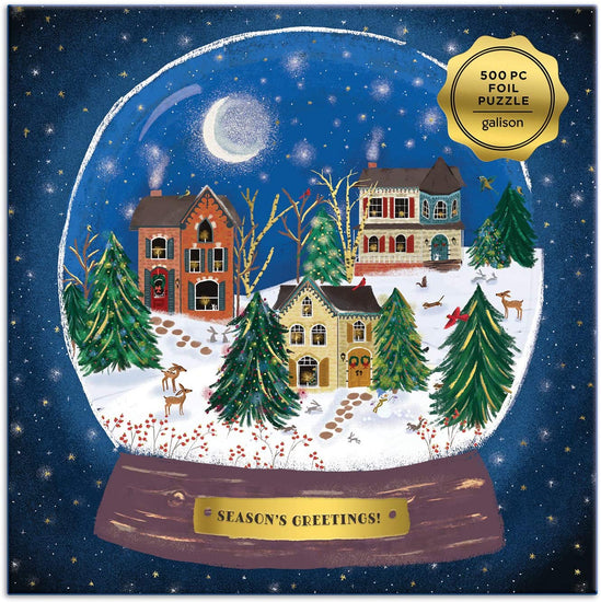Winter Snow Globe Puzzle