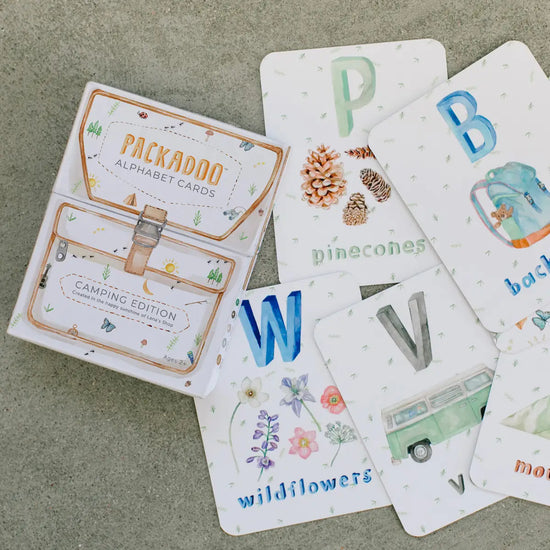 ABC Camping Flash Cards