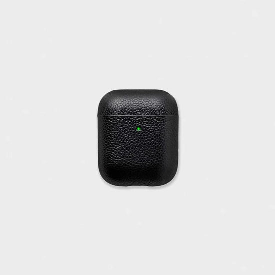 AirPods Black Leather Case