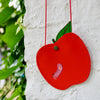 Apple Pocket Purse - Red