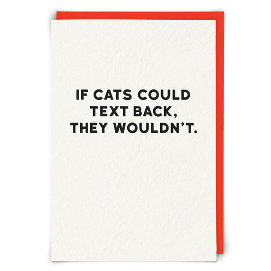 Cats Text Card