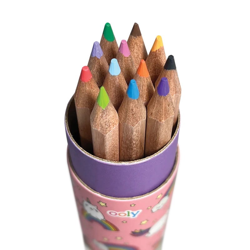 Tiny Colored Pencil Set with Sharpener