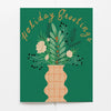 Holiday Greetings Bouquet Card