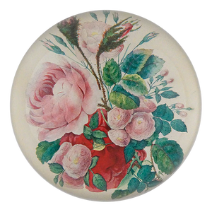 Pink Roses Paperweight