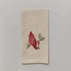 Red Cardinal Tea Towel