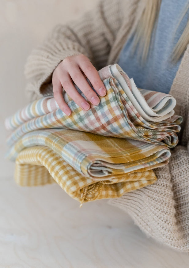 Tartan Baby Blankets Red Barn Mercantile Old Town Alexandria