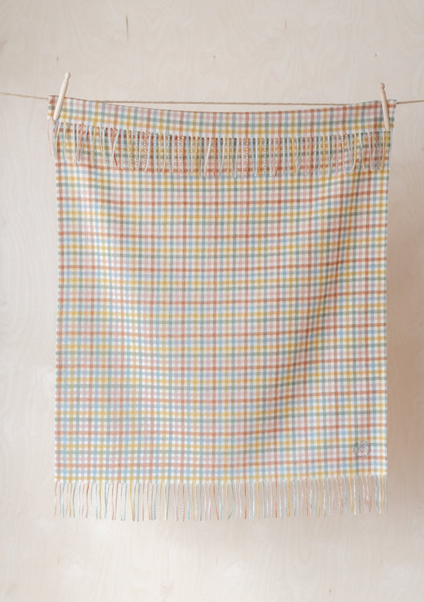 Tartan baby online blanket