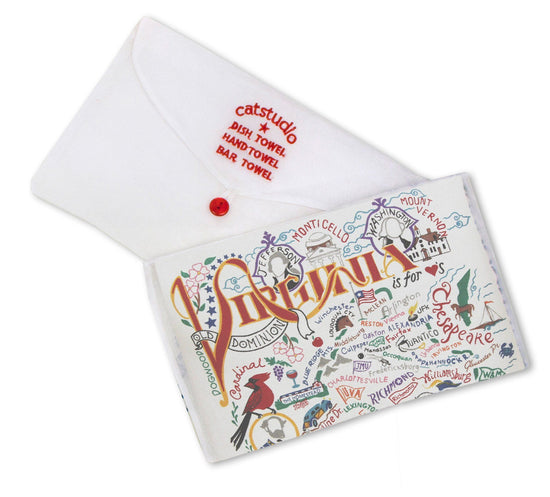 State of Virginia Dish Towel