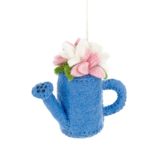 Blossoming Watering Can Ornament